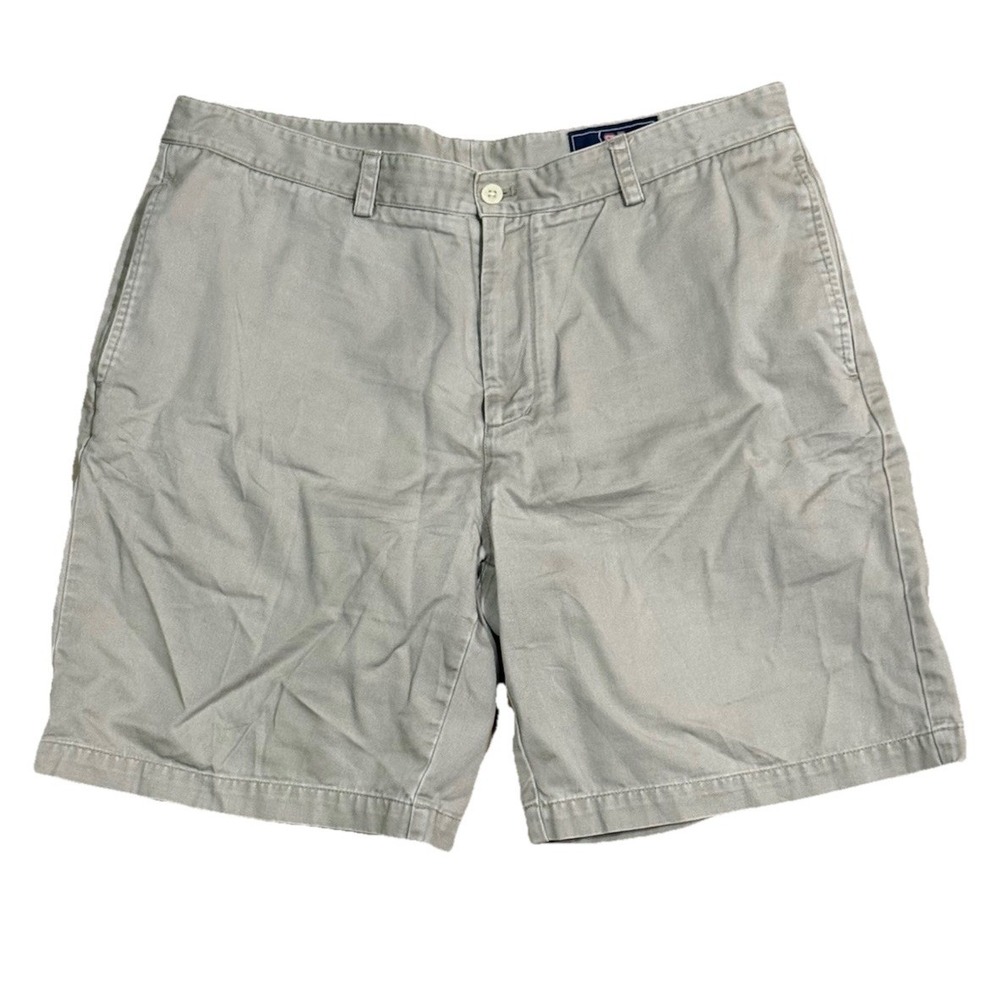 Vineyard Vines men's beige flat casual shorts 36 Cotton EUC - Picture 5 of 5